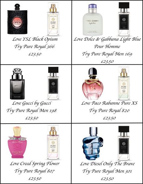 pure scented dupe list